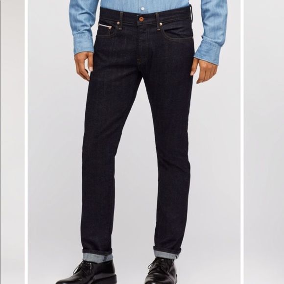 Bonobos Jeans Bonobosdark Wash Selvage Slim Jeans Poshmark